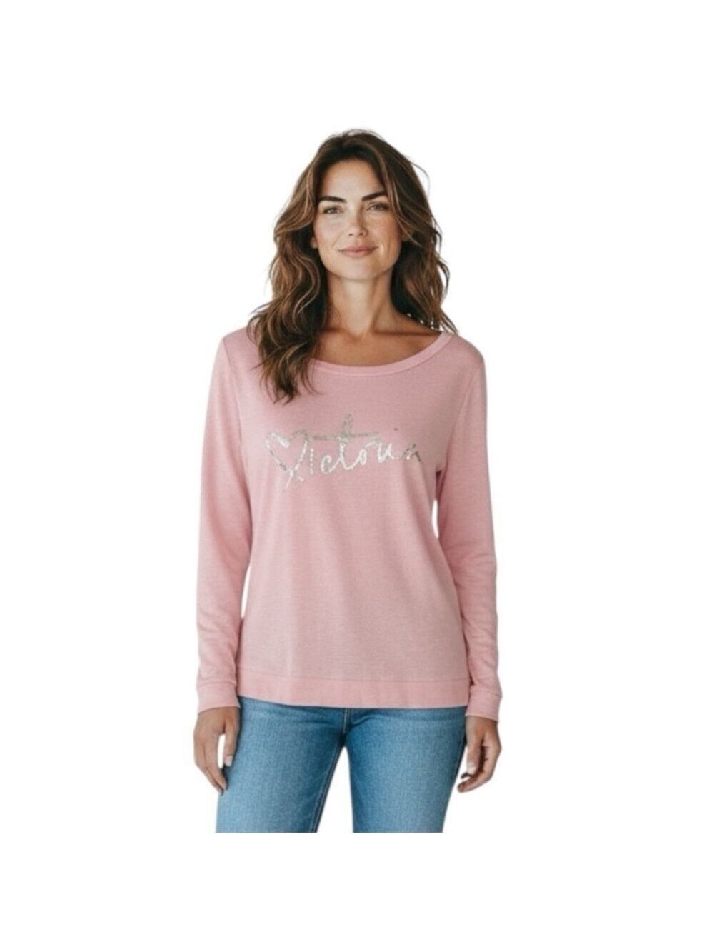 Victoria’s Secret Size S Pink Long Sleeve Top